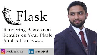 Flask Tutorial for Beginners: Rendering Regression Results on Your Flask Application - 4 #flask