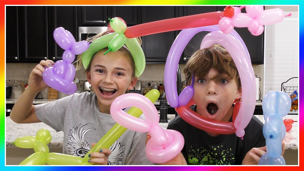 Balloon Animal Challenge We Are The Davises Youtube