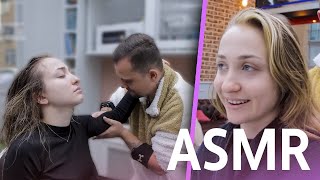 ASMR Sleep Pill In Real Barber Shop | FEMALE ASMR HEAD MASSAGE