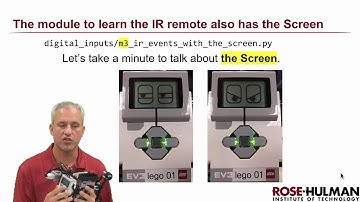 Python ev3dev - 02 Digital Inputs - 03 LEDs Sound Screen and Arm