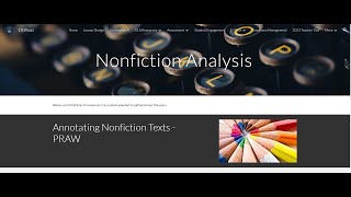 PRAW - A Mnemonic Device for Analyzing Nonfiction