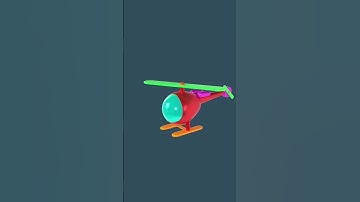 Cartoon Helicopter Toy 3D Modeling. #3dmodeling #stylized #3d #maya #zbrush #blender #3dart