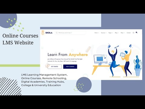 Online Education Courses Website | Modern Full Featured LMS Theme  | Skola WordPress Theme