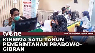 Sederet Capaian untuk Satu Tahun Pemerintahan Prabowo-Gibran | tvOne