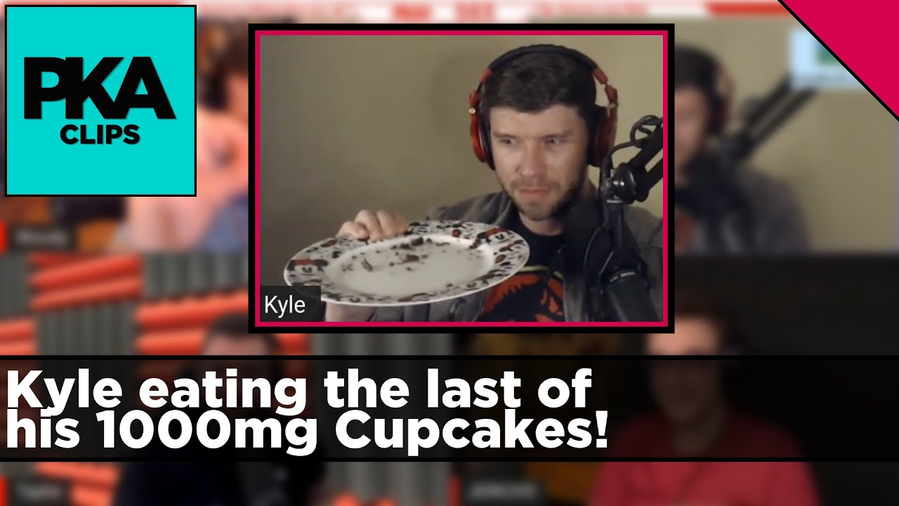Kyle eating the last of his 1000mg Cupcakes! - PKA Clip - YouTube