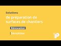 Solutions de prparation de surfaces de chantiers