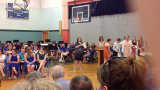 Shapleigh School 8th Grade Promotion - Mrs. MacPherson Academic Awards