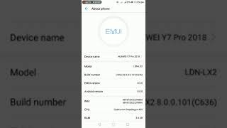 Unicode for HUAWEI Y7 pro screenshot 3