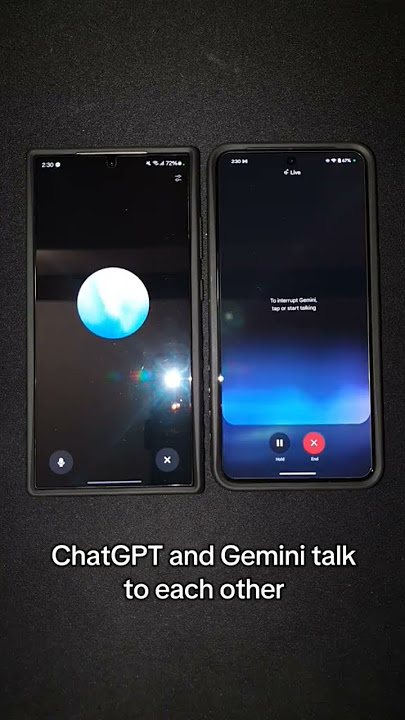 ChatGPT and Gemini talk to each other