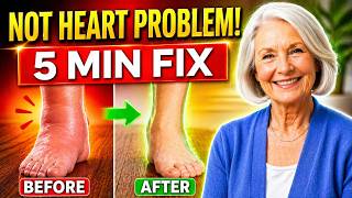 Senior Vitality: Swollen Ankles After 60? 5 Min Fix | NOT Heart Problem