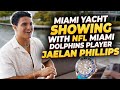 MIAMI YACHT SHOWING WITH NFL MIAMI DOLPHINS PLAYER JAELAN!