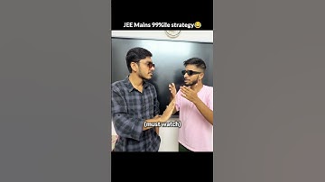 JEE Mains strategy😂| #iit #jee #shorts #funny #jee2026 #jee2027
