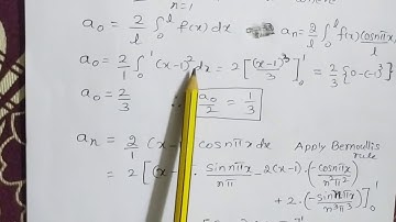 18MAT31 Half Range Fourier Series by Prof.Madan Talekar