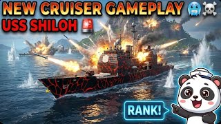 BEST F2P CRUISER 🥶☠️ GAMEPLAY || USS -SHILOH🚨 #modernwarships #rankstore #rankship #f2p