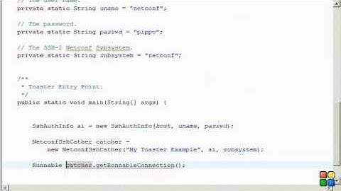 Netconf4Android Quickstart Step 3 Video 1