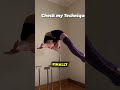 This gymnast has incredible talent  
