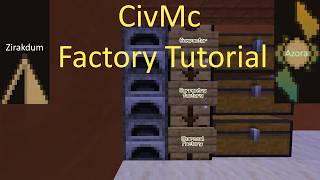 CivMc Factory Tutorial. Brought to you by the kingdoms Zirakdum and Azora