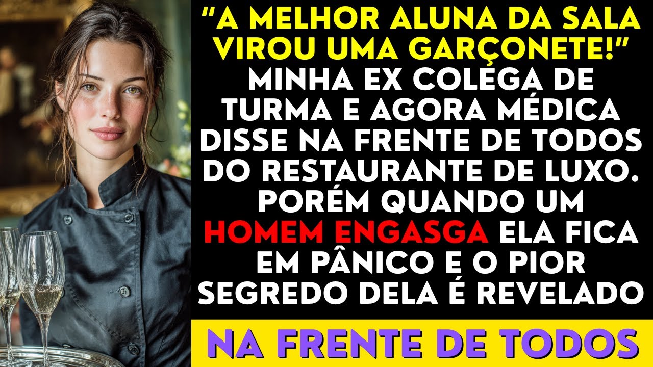 “A Melhor Aluna Da Sala Virou Uma Garçonete” Minha Ex Colega De Turma e Agora Médica Disse Na...