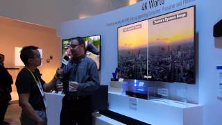 Panasonic UHD Blu-Ray DVD Player at CES 2015