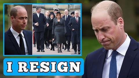 MI DIMETTO‼️ Le scioccanti dimissioni del principe William lasciano la famiglia reale sconvolta d...
