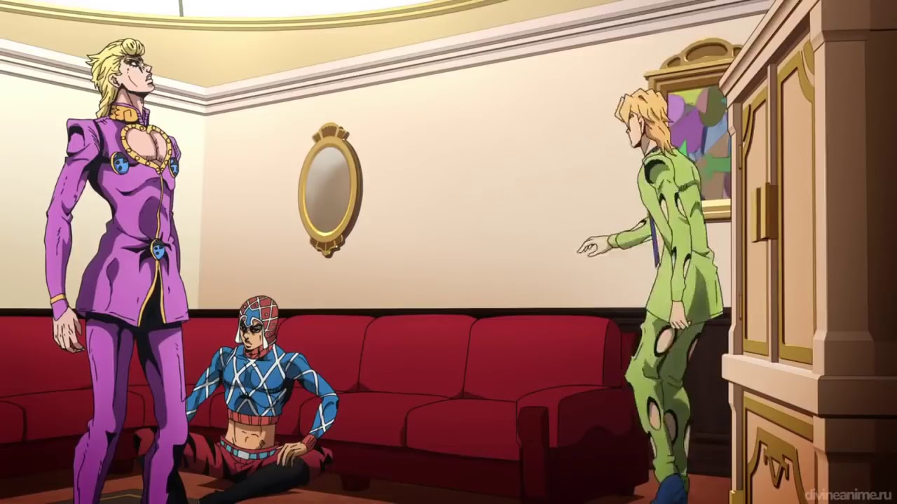 ジョジョ5部 Prosciutto Pesci Appears Prosciutto activates his Stand The