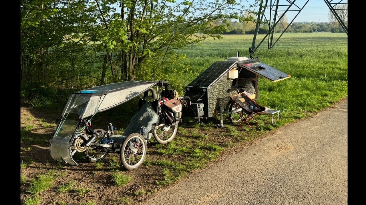 #FaWoWa #fahrradwohnwagen #liegerad  FaWoWa  Testfahrt Teil 1 Der Start