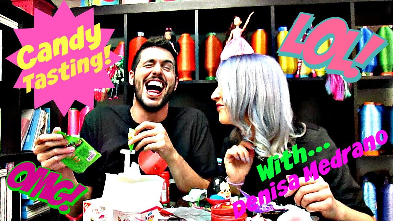 CANDY TASTING WITH DENISA MEDRANO - KINDER JOY, DISNEY, CHINESE CANDY & MORE!
