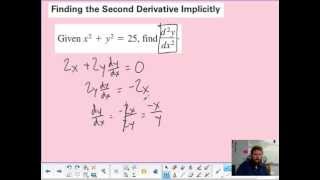 CalcAB - Week 8 (R/F) - 2.5 Implicit Differentiation continued