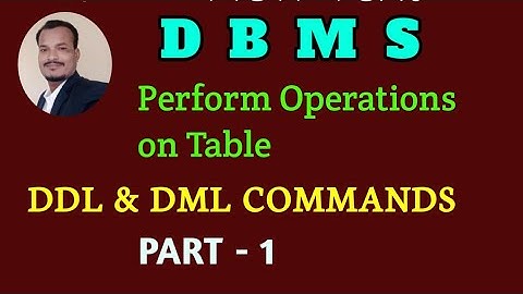 Perform operations on table || DDL & DML  commands in open office base || By Ravi sspet ||