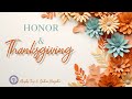 Honor &amp; Thanksgiving | Tony &amp; Cynthia Brazelton