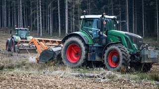 FENDT 1050/942/939 &amp; 3X TMC CANCELA TFR 🚜🌲 BROYAGE FORESTIER