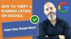 Verify a business listing on google - Super Easy Simple Ways