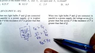 Physics 2007 HKCEE MC 45 C