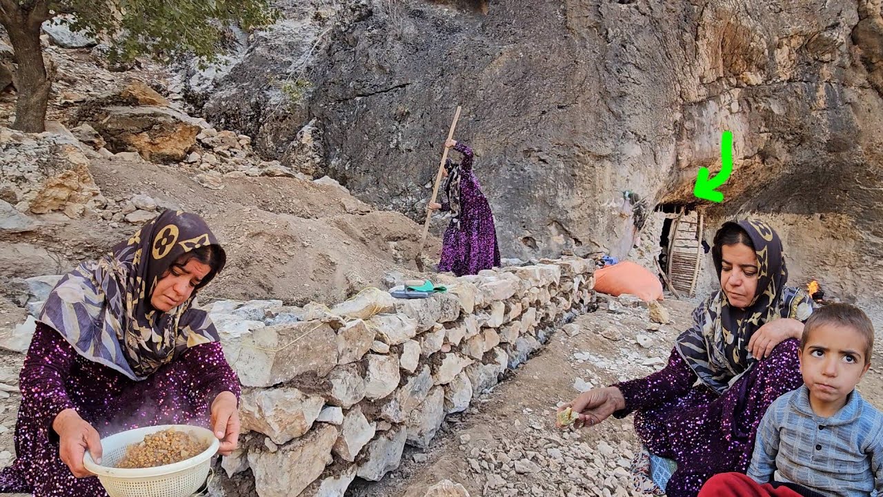 Building a winter house in the heart of the mountains of Iran | Nomadic heritage
