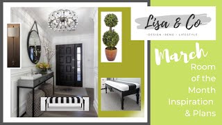 March Room of the Month  ||  Plans & Inspiration  ||  Hallway Mudroom & Entrance