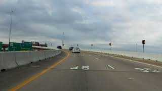 Interstate 610 inner loop ramp to Gulf Freeway (Interstate 45) southbound