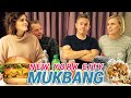 Mukbang In NYC With Bonnie And Joel! | Ellie And Jared