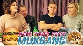 Mukbang In NYC With Bonnie And Joel! | Ellie And Jared