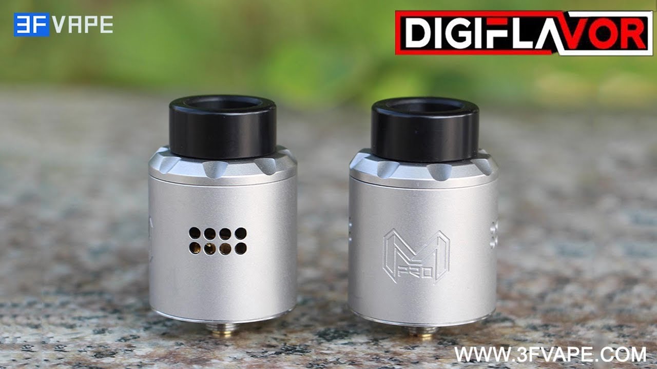 Digiflavor Mesh Pro RDA Rebuildable Drip Atomizer With 25mm Diameter And Single Or Dual Coils Build Blue