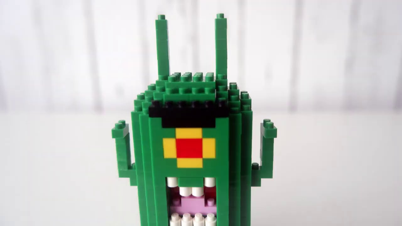 How to make Plankton in Building Blocks | in Stop Motion