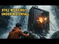 Hidden Machine Under a Waterfall… Still Working #wilderness #restoration #mystery #cinematic #like