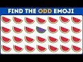 Find the odd emoji out in these emoji puzzles  odd one out puzzle  find the odd emoji quizzes