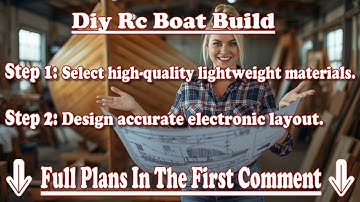 DIY RC Boat Build Ultimate Secrets With Boat Building Plans