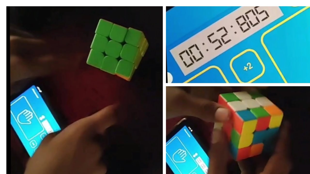 Cube solve in 52.8 Second. - YouTube