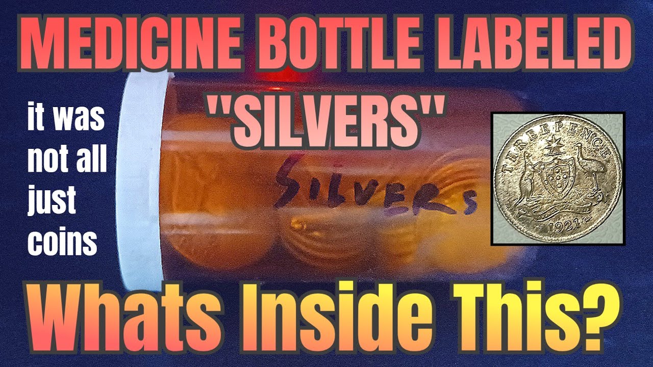 Coin Roll Hunt: Whats Inside This Bottle Marked "Silvers"?