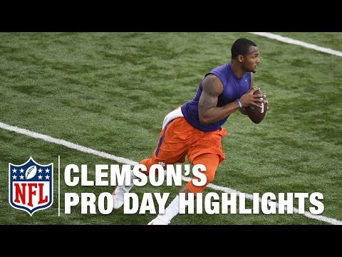 Clemson Pro Day: Deshaun Watson and Mike Williams Highlights & Mike Mayock's Analysis | NFL