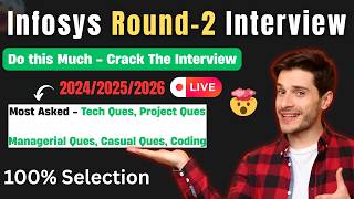 😱Infosys Round -2 Interview Prep Guide - 24 May | Infosys SP DSE 2026 Off Campus Biggest Updates