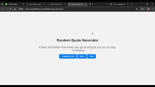 Random Quote Generator
