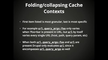Caching for Drupal 8: making sense of context, tags and max-age