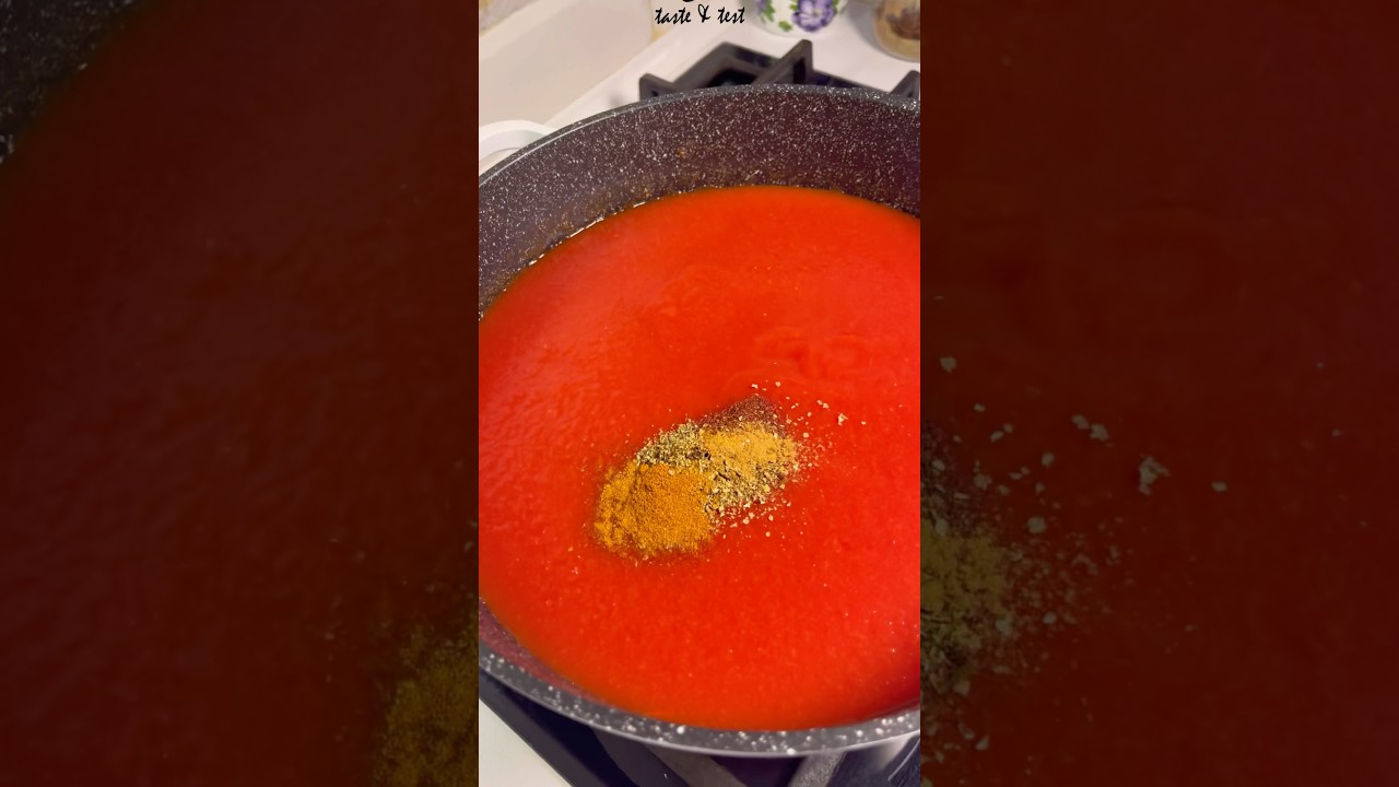 Домашний томатный соус( кетчуп) с яблоками 